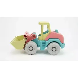 Wader Replay Tech Truck Schaufellader mit stabilen Stahlachsen, ca. 27 cm großer Bagger aus recyceltem Kunststoff, ab 1 Jahr