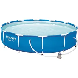 Bestway Steel Pro Frame Pool 366 cm mit Filterpumpe EINHEITSGRÖSSE