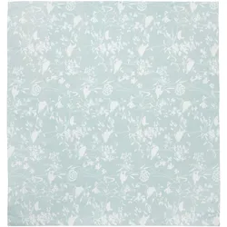 Tischdecke Steffi Weiß/Pastellblau ca. 80x80cm