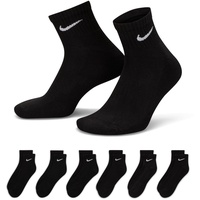 Nike Everyday Cushioned Trainings-Knöchelsocken Black/White 38-42