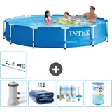 Frame Pool Rund - 366x76 Cm - 6-teilig  S41722