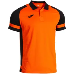 JOMA Lider Poloshirt 881 - orange/schwarz M