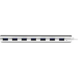 Startech StarTech.com 7 Port kompakter USB 3.0 Hub mit Kabel - Silver -