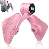 Oberschenkeltrainer Beckenbodentrainer für Zuhause, Beine, Hüfte, Beckenboden, nach der Geburt, Zuhause, Beine (Rosa)