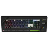 MediaRange Gaming Series kabelgebundene mechanische Gaming-Tastatur 104-Tasten 14 Farbmodi, QWERTY(UK)