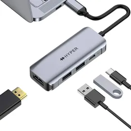 Hyper HyperDrive HD41-GL HyperDrive 4-in-1 USB-C Hub