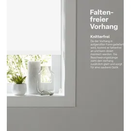 BestLivings Thermorollo Verdunkelungsrollo mit Klemmträger 100 x 150 cm Weiß