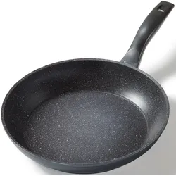 Bratpfanne STONELINE, grau (anthrazit), H:5,1cm Ø:28cm, Pfannen, STONELINE- Keramikbeschichtung, Induktion