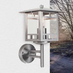 Licht-Erlebnisse Wandlampe Außen Edelstahl Maritim IP44 rostfrei