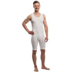 Suprima Pflegebody ohne Arm kurzes Bein Beinreißverschluss, M