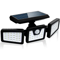 StarQ LED Solar Gartenleuchte 3 Strahler