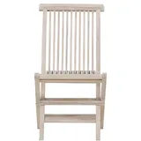 VCM Kenya Gartenstuhl 47 x 47 x 89 cm whitewash 2 St.