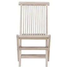 VCM Kenya Gartenstuhl 47 x 47 x 89 cm whitewash 2 St.