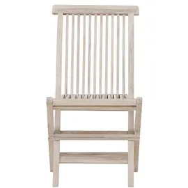 VCM Kenya Gartenstuhl 47 x 47 x 89 cm whitewash 2 St.
