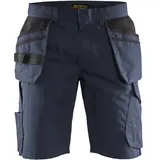 Blåkläder Service Shorts mit Nageltaschen "1494" - C62 - Dunkelmarine/Schwarz