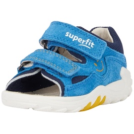 Superfit Flow Sandale, Blau 8020, 22 EU Weit