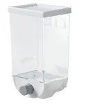 Stilvoller Müsli-Spender, praktische Wandmontage, für Mehl, Zucker, Kaffee (1 l, weiß)