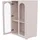 Okwish Kinderkleiderschrank 2-tlg. 160 x 120 x 50 cm MDF lackiert babyrosa