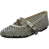 Alma en Pena Ballerinas für Damen aus Italien, Spanien und Portugal für Damen, silber, Größe 41 EU