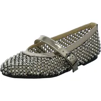 Alma en Pena Ballerinas für Damen aus Italien, Spanien und Portugal für Damen, silber, Größe 41 EU