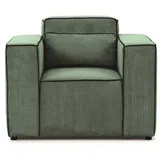 Fun Möbel Sessel Designersessel WALDO in Stoff Poso grün