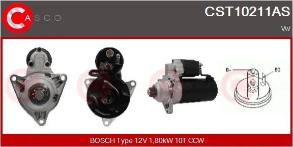 CASCO Starter cst10211as für VAG