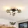 LUCANDE Evory 3-flg. rund schwarz/gold