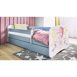 raumhirsch furniture Kinderbett Ballon 80 x 180 cm Holzwerkstoff blau