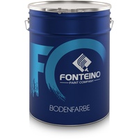 Fonteino Bodenfarbe Bodenbeschichtung Betonfarbe Betonbodenfarbe Kellerboden, geruchsarm - Rustikalrot 2,5L