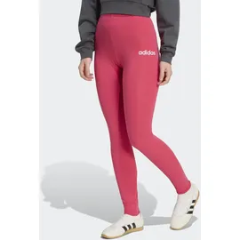 adidas Essentials Linear Cotton Leggings Power Pink/White L