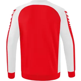 Erima Six Wings Sweatshirt rot/weiß M