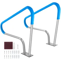 Vevor Pool-Handlauf Edelstahl weiß 1220 x 905 x 100 mm