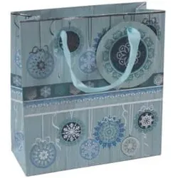 Weihn.Geschenktragetasche  sort. 41443 15x14,5x6cm