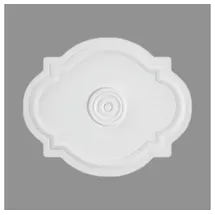 PROVISTON Stuckrosette 515 x 420 mm Weiß 2 St.
