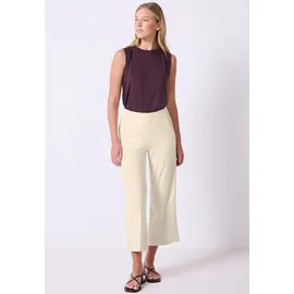street one studio Culotte High Waist Velvet Cream 42
