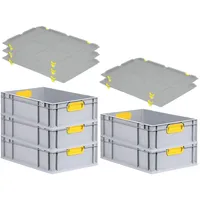 Proregal Eurobox NextGen Color mit Auflagedeckel & Schiebeschnappverschlüsse HxBxT