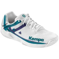 Kempa Hallen-Sport-Schuhe Wing 2.0 W Kempa WEISS|azurblau 42
