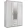 WIMEX Nadja 135 x 208 x 56 cm weiß