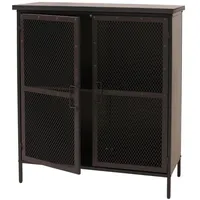 MCW Apothekerkommode 94 x 80 x 35 cm Metalloptik