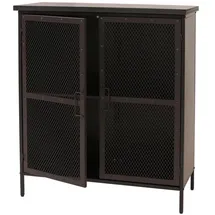 MCW Apothekerkommode 94 x 80 x 35 cm Metalloptik