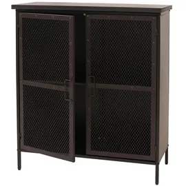 MCW Apothekerkommode 94 x 80 x 35 cm Metalloptik