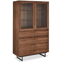 Furnhouse Vitrine 110 x 45 x 190 cm Braun
