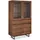 Furnhouse Vitrine 110 x 45 x 190 cm Braun