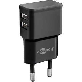 goobay Dual USB-Ladegerät 2,4 A