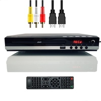 DVD-Player für Fernseher, DVD-Player mit HDMI/AV-Ausgängen, DVD-Player für alle Regionen, unterstützt 1080P Full HD USB-Multimedia-Player-Funktionen für Zuhause, Fernbedienung