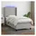 vidaXL Boxspringbett 100 x 200 cm Hellgrau