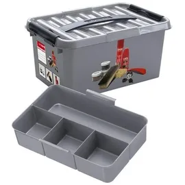 sunware perfectly organised Schuhbox 40 x 30 x 18 cm 1-tlg. transparent/schwarz