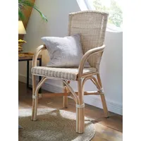 Dekoleidenschaft Polyrattan Sessel 50 x 52 x 97 cm natur