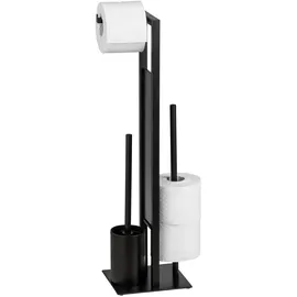Wenko WC-Bürstengarnitur Rivalta Schwarz matt (23708100)