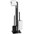 Wenko WC-Bürstengarnitur Rivalta Schwarz matt (23708100)